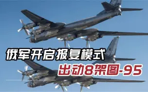 俄军打疯了，8架图-95连续空射导弹，S300摆开阵势暴击哈尔科夫