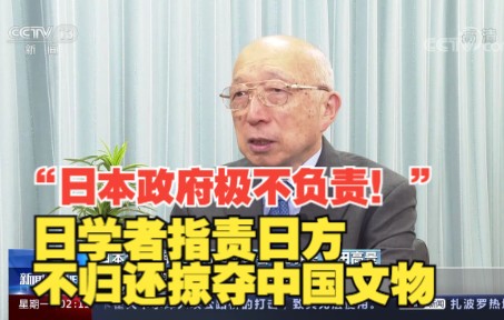 “日本政府极不负责！”日学者指责日方不归还掠夺中国文物