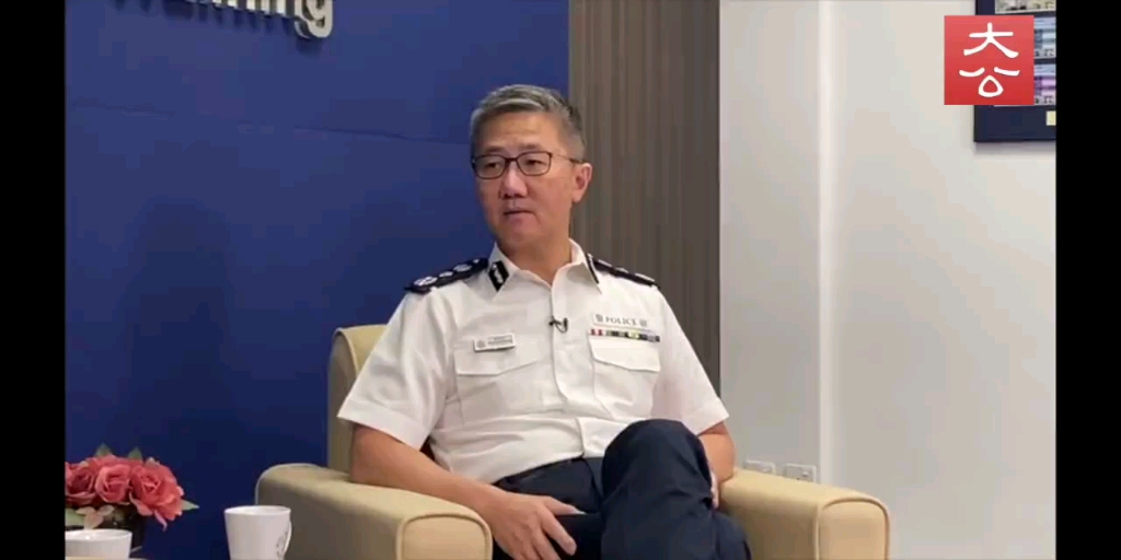 香港警队一哥萧泽颐痛斥黑暴