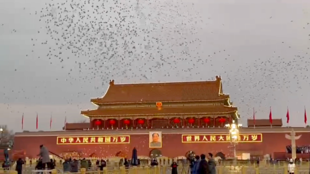 祝福祖国！天安门广场举行2022年第一场升国旗仪式