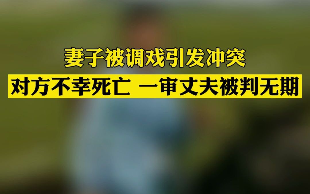 妻子被好友调戏引发冲突 打斗中对方不幸死亡，男子被判无期