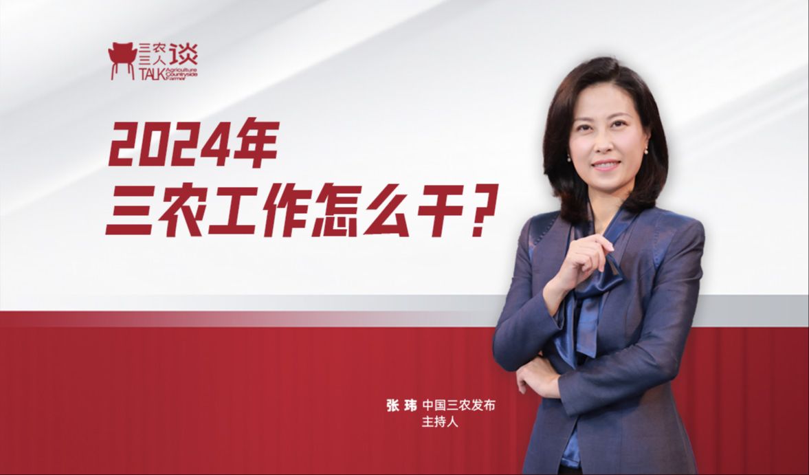 三农三人谈丨2024年，三农工作怎么干？