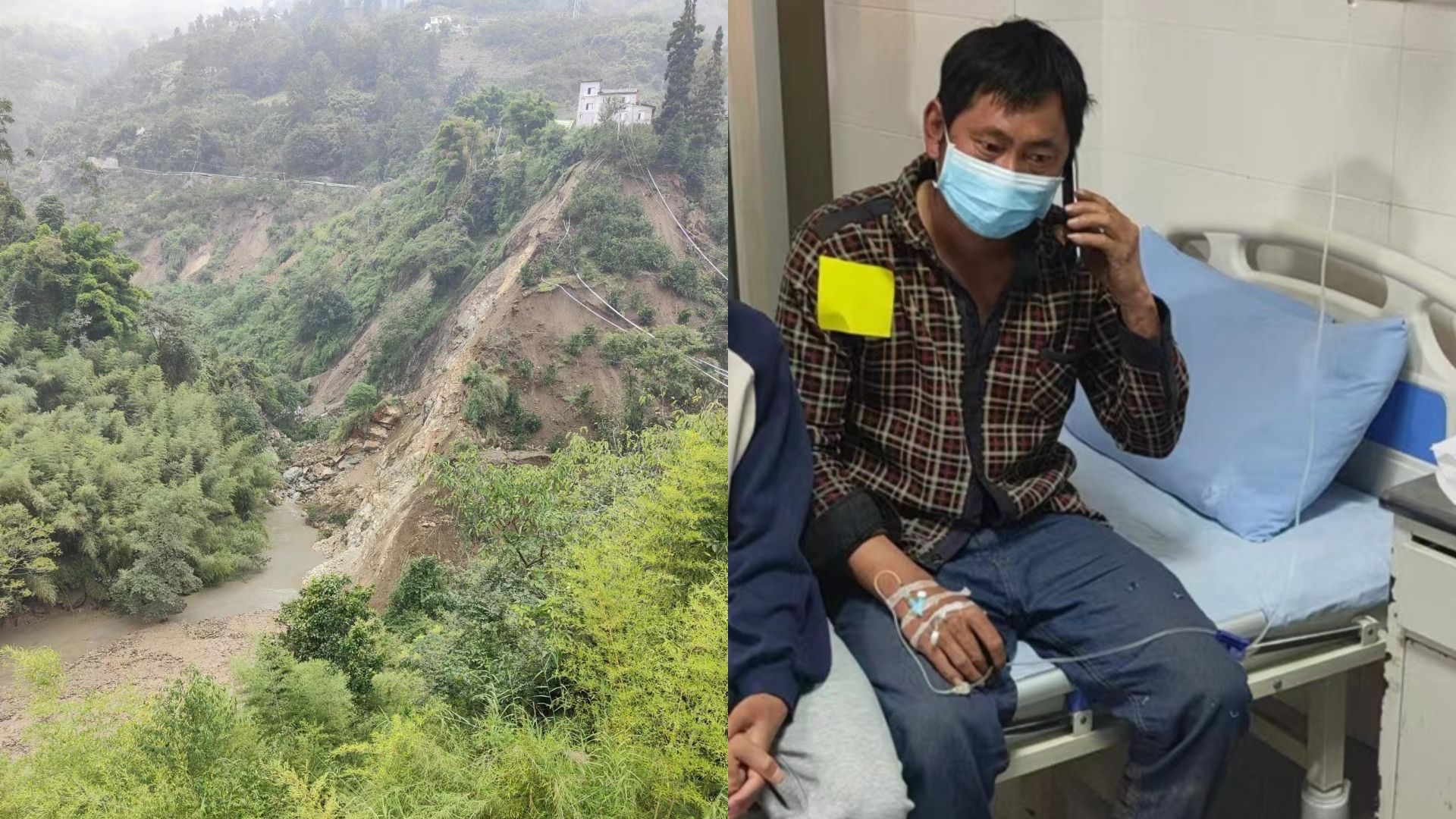 泸定地震后男子放弃逃生 拉闸泄洪救下几百人 被困75小时生火获救