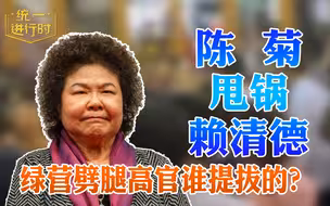 陈菊甩锅赖清德 绿营劈腿高官谁提拔的？