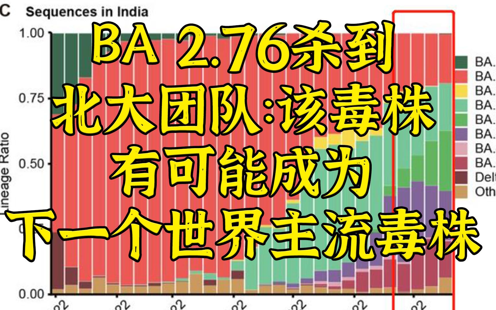 版本更新：印度发现的新毒株将成为世界主流毒株