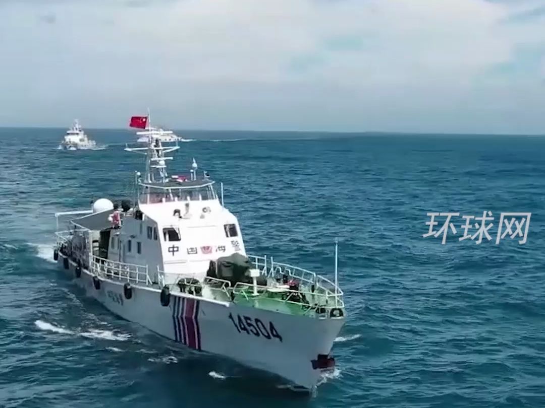 中国海警在厦金海域开展执法巡查行动，维护渔民生命财产安全