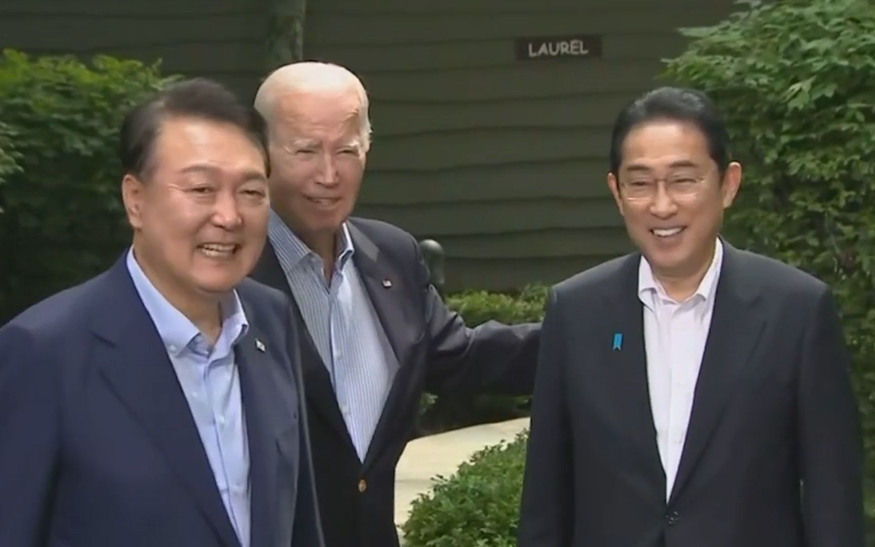 美日韩领导人会晤尴尬连连 美媒闹乌龙拜登还有点懵：忘了让谁发言