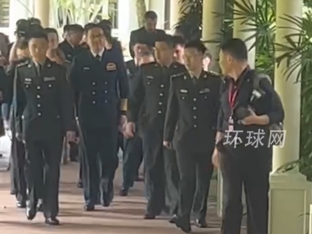 中美防长会晤75分钟，环球时报记者现场追问：防长，谈得好吗？
