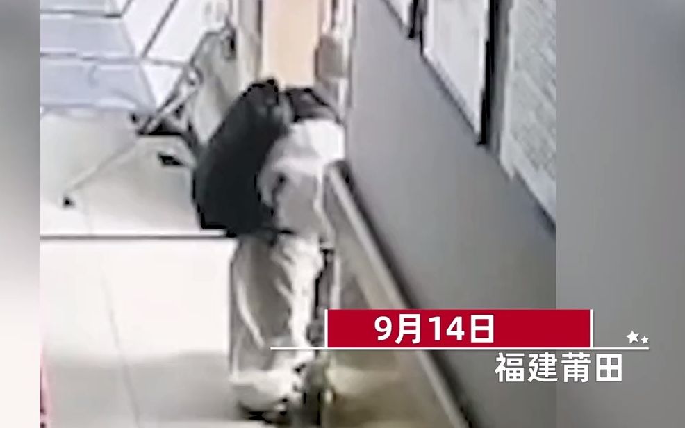 莆田4岁孩子核酸呈阳性，独自到医院接受检查，背影让人瞬间破防
