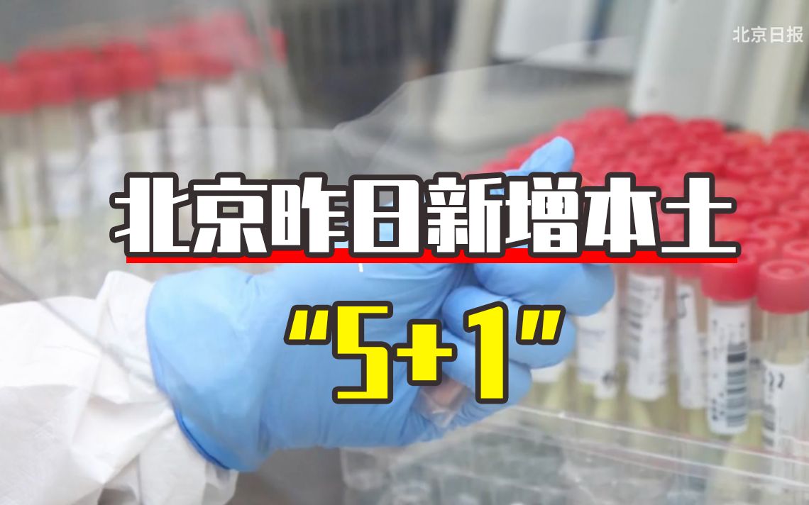 北京昨日新增本土“5+1”，多人在西南郊冷库工作