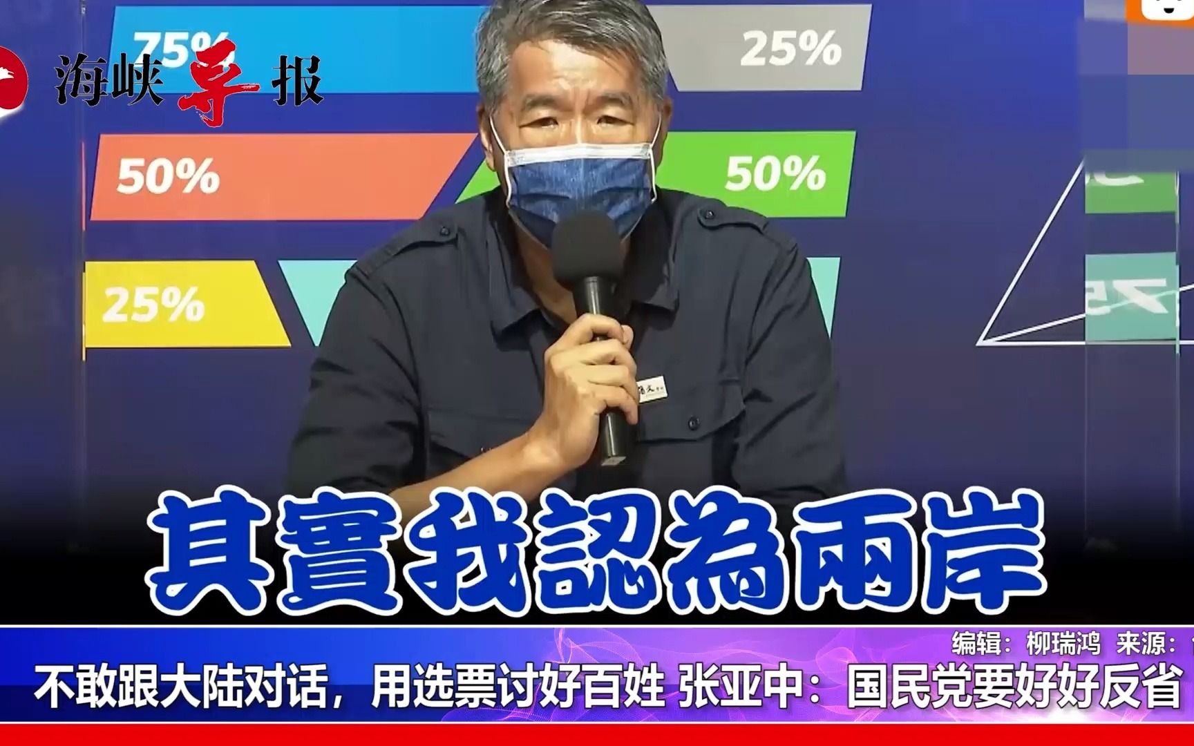 张亚中：国民党的两岸政策只是“拖”，一味讨好选民会失去发言权
