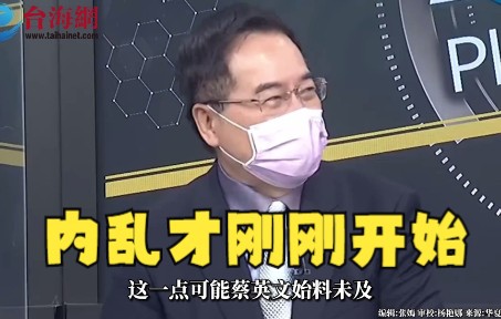 民进党内部相互喊来喊去 蔡正元:内乱才刚刚开始