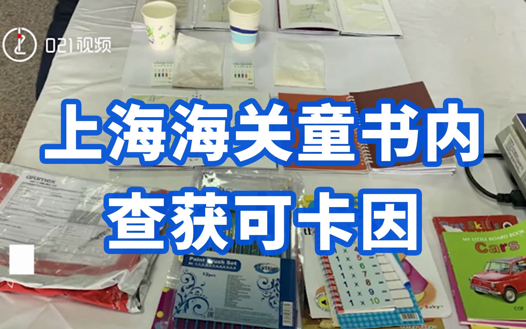 开卷有毒！上海海关童书内查获可卡因