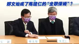 事事把关一路护航，郑文灿成了陈建仁的“全职保姆”？