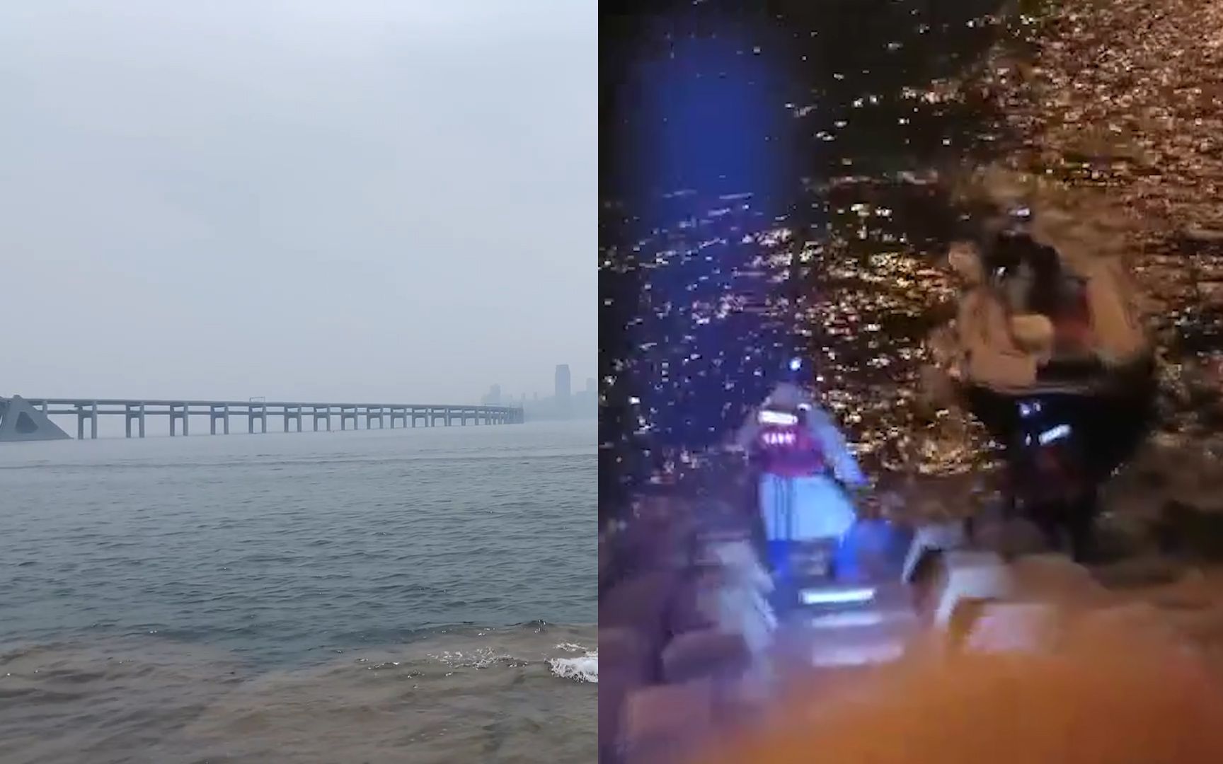 直击搜救现场！儿子跨海大桥跳海失踪 7天后母亲同一位置坠海身亡