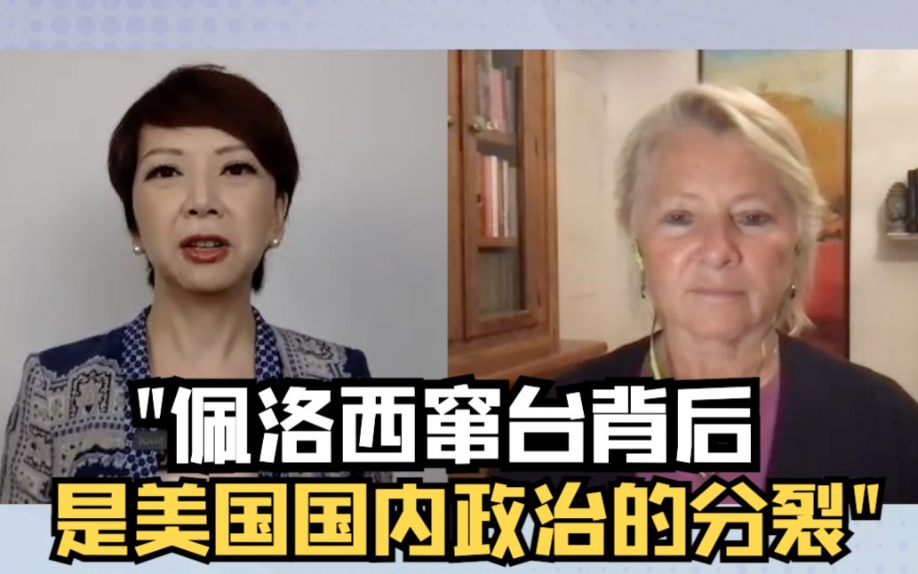 前美国助理国务卿：佩洛西窜台背后是美国国内政治的分裂