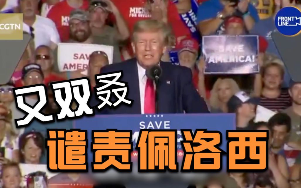 特朗普又双叒谴责佩洛西