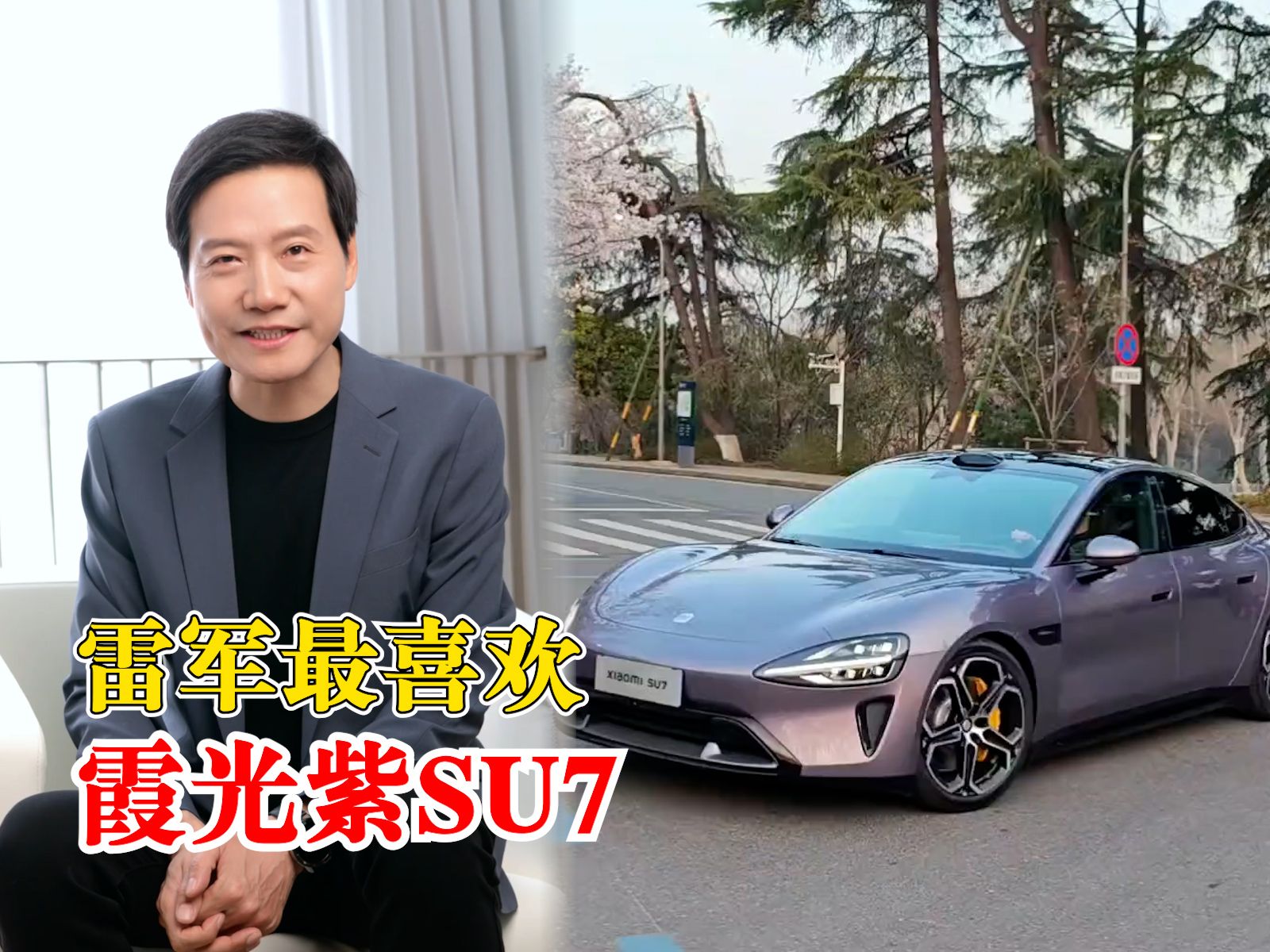 雷军最喜欢霞光紫