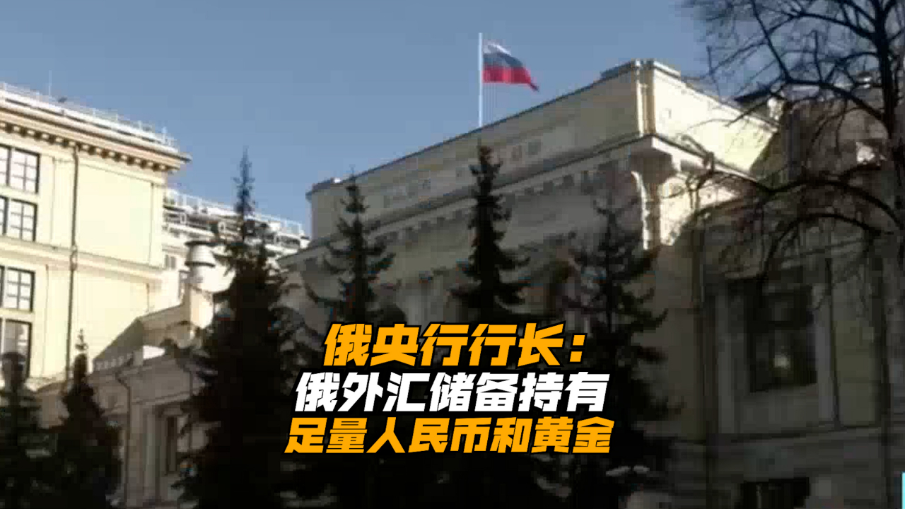 俄央行行长：俄外汇储备持有足量人民币和黄金
