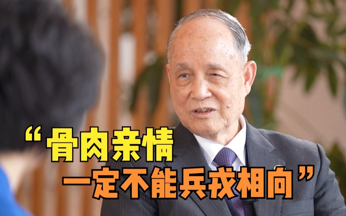 中华民族发展基金会董事长林中森：“骨肉亲情一定不能兵戎相向”