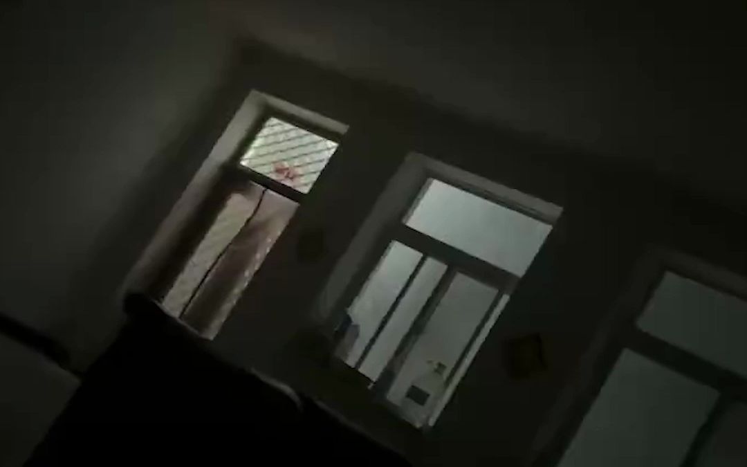 辽宁遭遇特大暴雨，网友在家拍下窗外的风雨，“这是住在洗衣机里吧”。