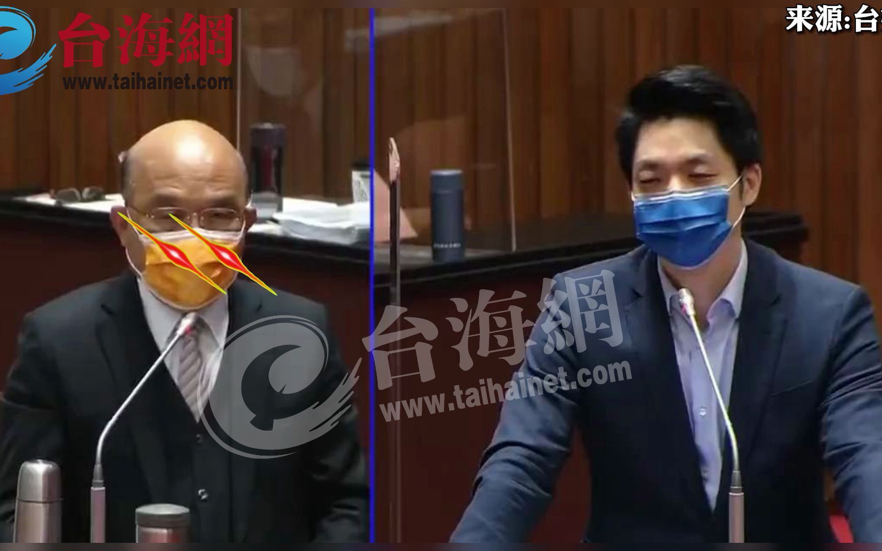 被要求承诺"不停电" 苏贞昌恼羞成怒 硬扯出"反攻大陆"