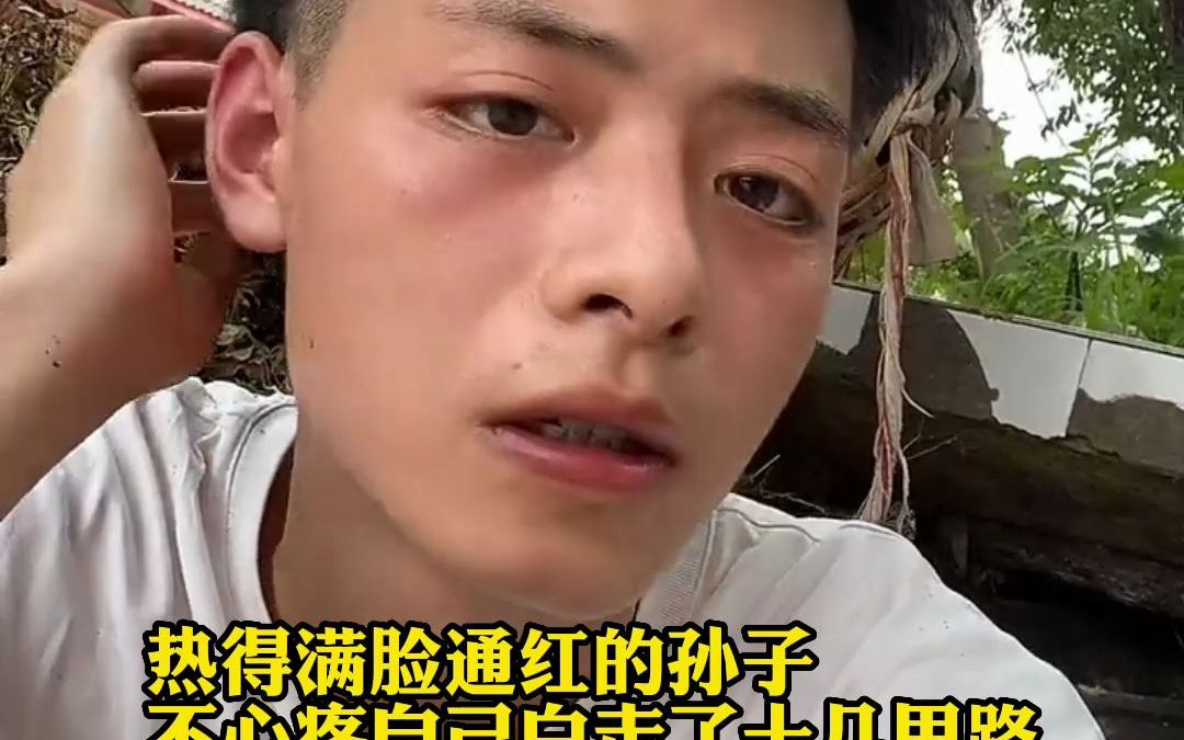 农村老人辛苦晒了几十斤鱼腥草，孙子背十几里路去卖却被告知不收了:不心疼自己，心疼外婆心血白费了！