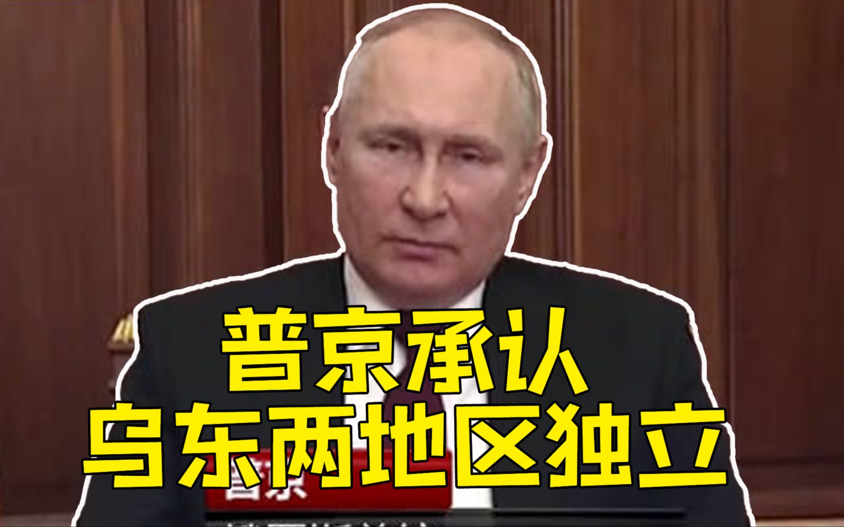 普京承认乌克兰东部民间武装控制地区独立